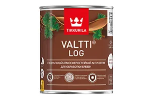 ВАЛТТИ LOG  СОСНА  0,9 Л (1/6)  АНТИСЕПТИК ДЛЯ ДЕРЕВА "ТИККУРИЛА"