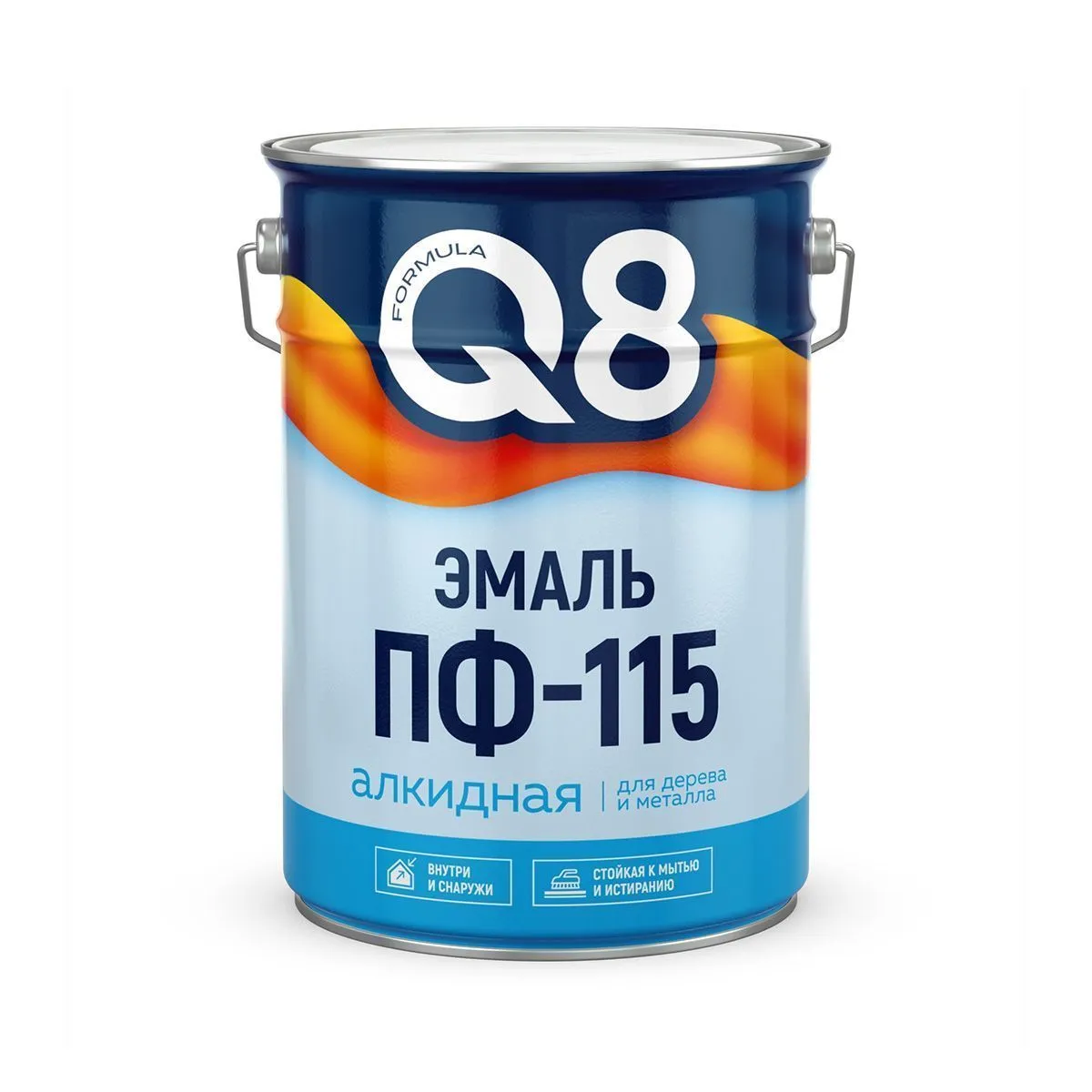ЭМАЛЬ ПФ-115 "FORMULA Q8" СЕРАЯ  5,5 КГ (2)