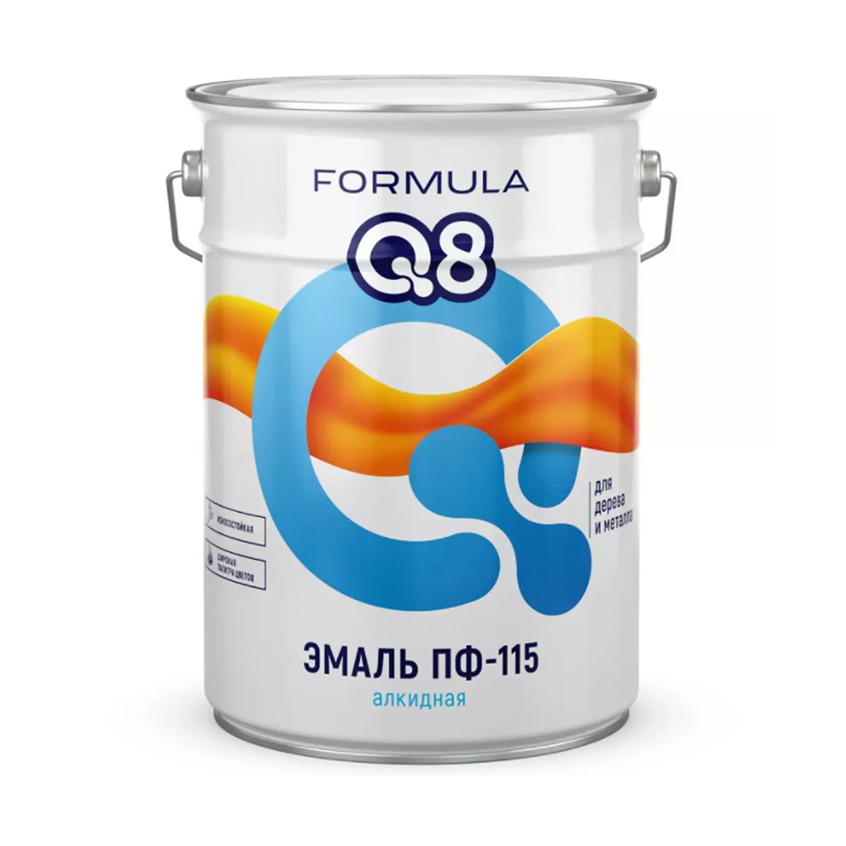ЭМАЛЬ ПФ-115 "FORMULA Q8" ЧЕРНАЯ 20 КГ (1)