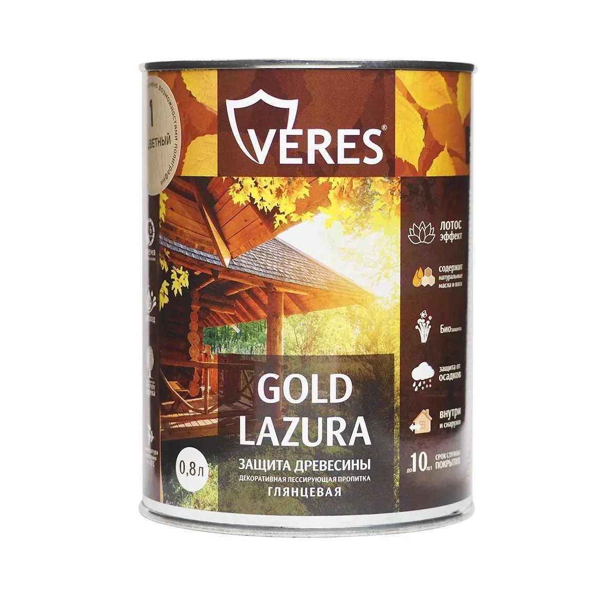 ВЕРЕС GOLD № 1 БЕСЦВЕТНЫЙ  0,8 Л (1/14) "VERES" VG-01