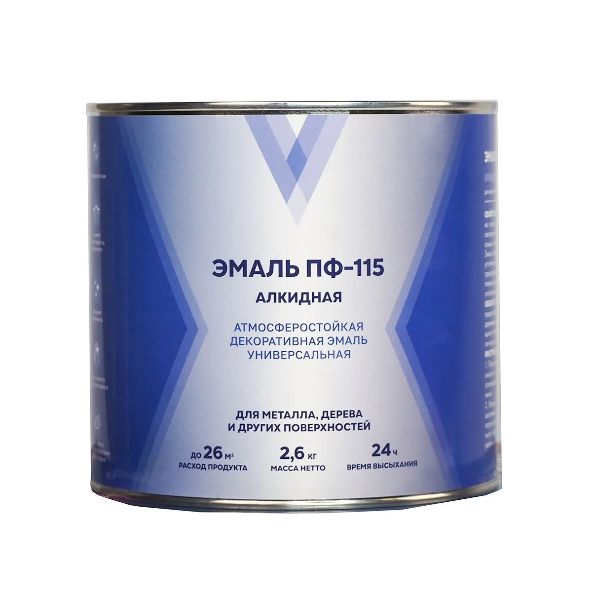 ЭМАЛЬ ПФ-115 "V" БЕЛАЯ 2,6 КГ (1/6)