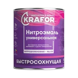 ЭМАЛЬ НЦ-132 СЕРАЯ 17 КГ (1) "KRAFOR"