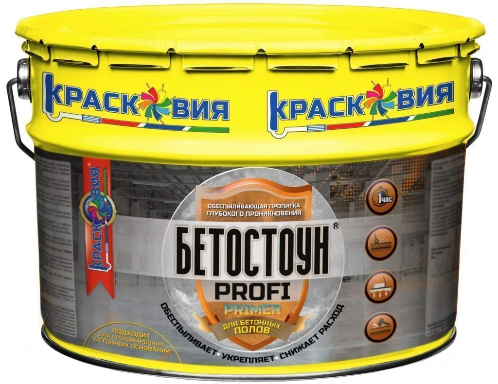 Бетостоун PROFI «PRIMER» (обеспыливающая упрочняющая пропитка глубокого проникновения)