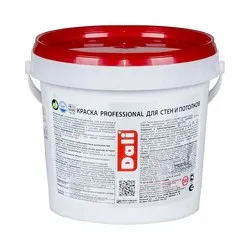 КРАСКА АКРИЛОВАЯ "DALI PROFESSIONAL" 3 (МАТОВАЯ) ДЛЯ СТЕН И ПОТОЛКОВ  БАЗА А  0,9 Л (1/6) "РОГНЕДА"