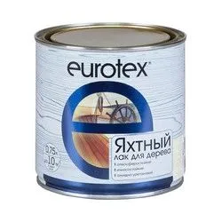 ЛАК ЯХТНЫЙ ЕВРОТЕКС ПОЛУМАТОВЫЙ  0,75 Л (1/6) "РОГНЕДА"