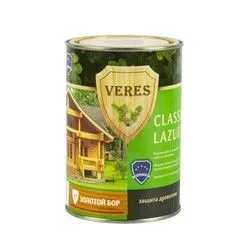 ВЕРЕС КЛАССИК ЛАЗУРА №17 ЗОЛОТОЙ БОР  0,9 Л (1/6) "VERES"