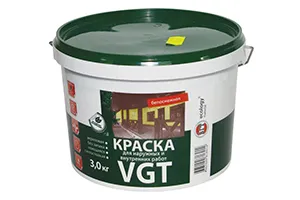 КРАСКА ВД-АК-1180 ДЛЯ НАРУЖ./ВНУТР. РАБОТ МОЮЩАЯСЯ  БЕЛОСНЕЖНАЯ 25 КГ (1) "ВГТ"