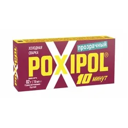 КЛЕЙ "POXIPOL" ПРОЗРАЧНЫЙ 14 МЛ (6/60/240) КРАСНАЯ ЭТИКЕТКА