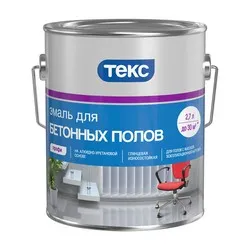 ЭМАЛЬ "ПРОФИ" ДЛЯ ПОЛА АЛКИДНО-УРЕТАН. КРАСНО-КОРИЧНЕВАЯ 2,7 Л (1/6) ТЕКС