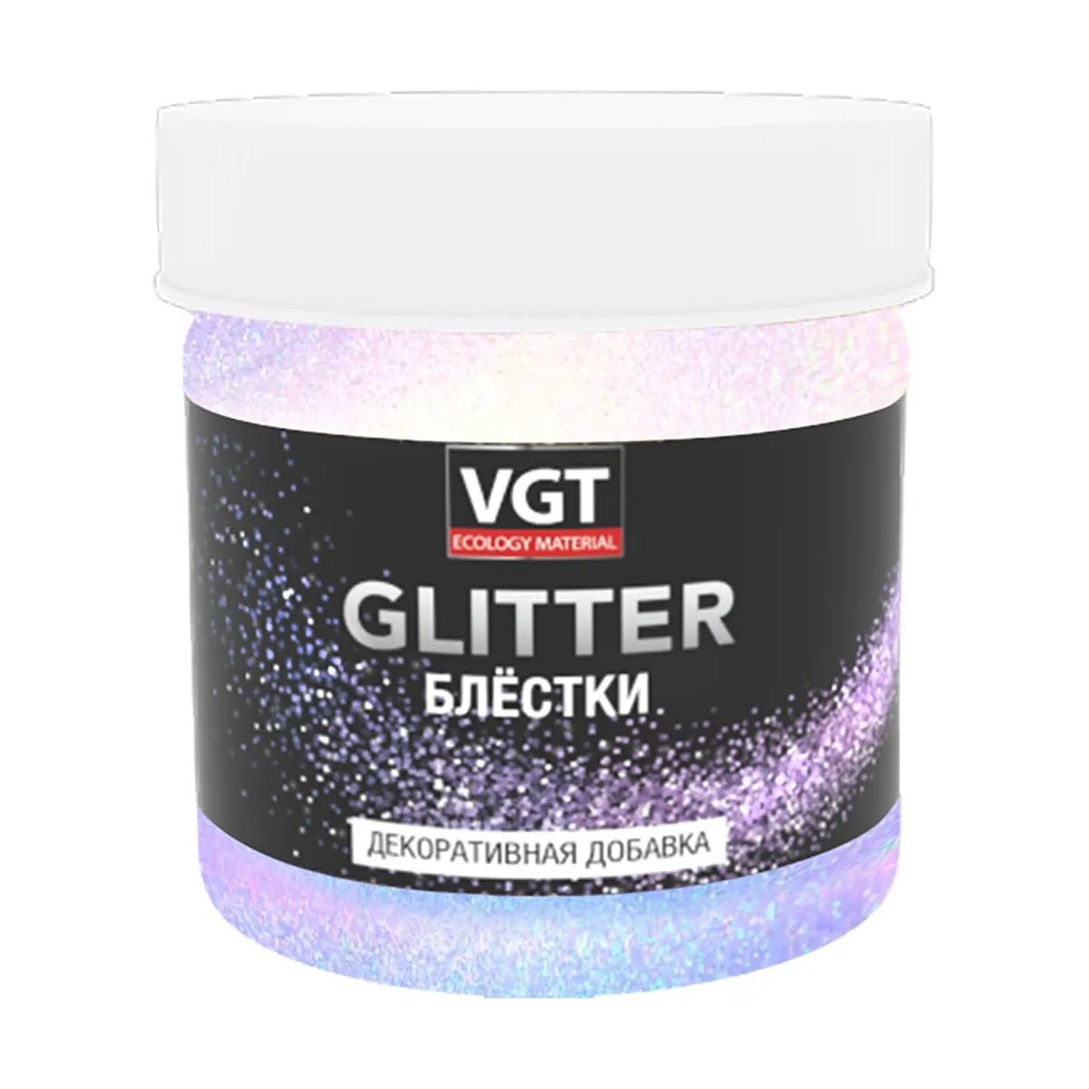 ДОБАВКА ДЛЯ ДЕКОР. ШТУКАТУРОК "VGT GLITTER" (ХАМЕЛЕОН) 0,05 КГ (1/12)