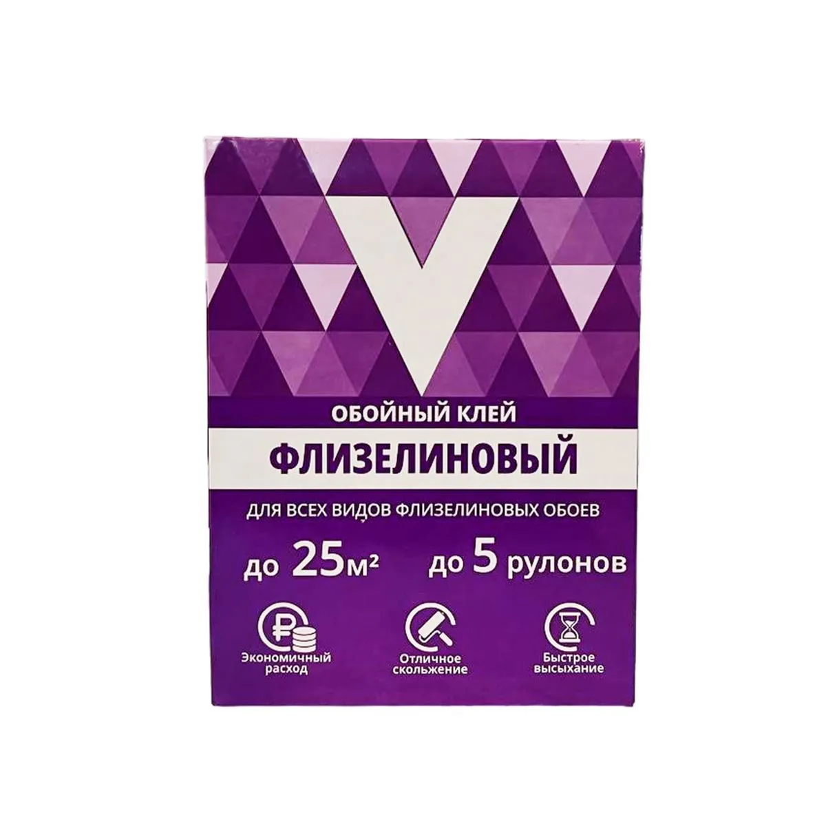 КЛЕЙ ДЛЯ ОБОЕВ ФЛИЗЕЛИНОВЫЙ 200 Г (1/12) "V"