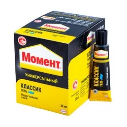 КЛЕЙ МОМЕНТ КЛАССИК ГЕЛЬ 30 МЛ В ШОУ-БОКСЕ (10) ХЕНКЕЛЬ