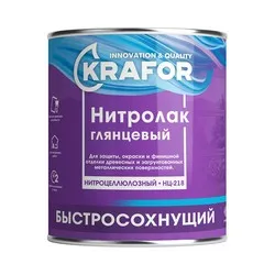 ЛАК НЦ-218  0,7 КГ (1/14) "KRAFOR"