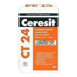ШТУКАТУРКА ДЛЯ ЯЧЕИСТОГО БЕТОНА CT 24  25 КГ (1/48) "CERESIT"