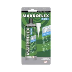 ГЕРМЕТИК СИЛИКОН. САНИТАРНЫЙ "MAKROFLEX" SX101 ПРОЗРАЧН.  85 МЛ (1/24)