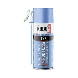 ПЕНА МОНТАЖНАЯ "KUDO НОМЕ 15+" 520 МЛ/380 Г ВСЕСЕЗОННАЯ (1/12/1008)