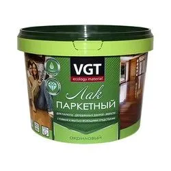 ЛАК АКРИЛОВЫЙ ПАРКЕТНЫЙ МАТОВ.  2,2 КГ (1/4)  "ВГТ"