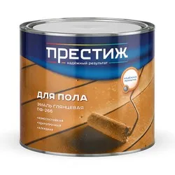 ЭМАЛЬ ПФ-266 СВЕТЛЫЙ ОРЕХ  1,9 КГ (1/6) "ПРЕСТИЖ"