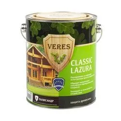ВЕРЕС КЛАССИК ЛАЗУРА № 9 ПАЛИСАНДР  2,7 Л (1/4) "VERES"