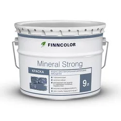 МИНЕРАЛ СТРОНГ БАЗА С  9 Л (1) КРАСКА ФАСАДНАЯ "FINNCOLOR"
