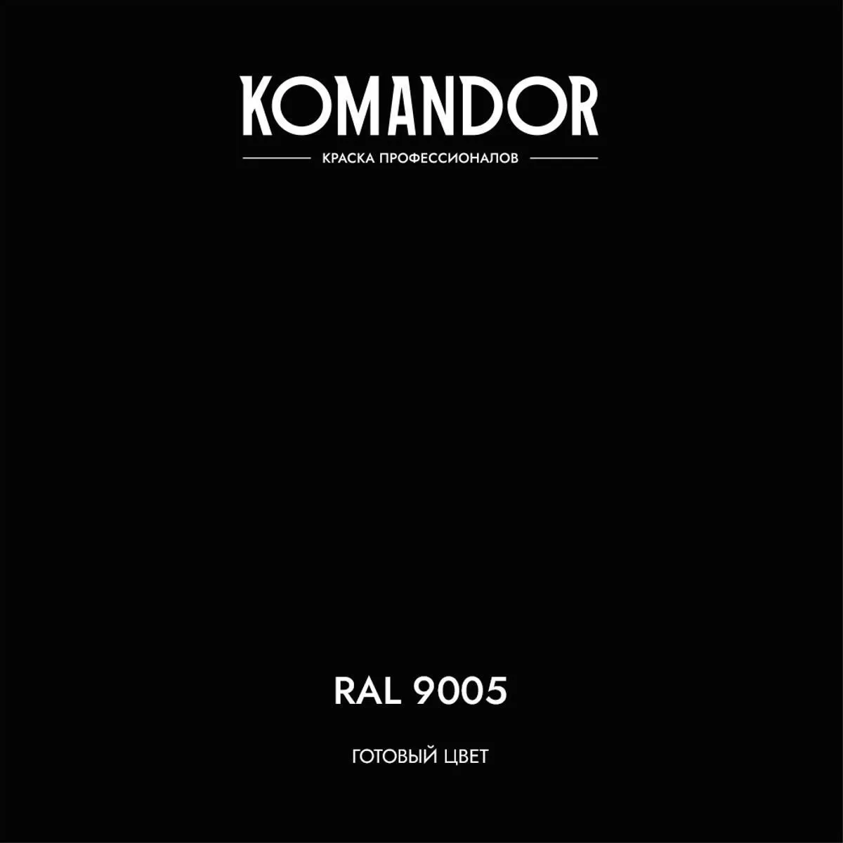 ГРУНТ-ЭМАЛЬ ПО РЖАВЧИНЕ 3 В 1 "PROTECT METALL" ГЛЯНЦЕВАЯ 2,7 Л ЧЕРНАЯ RAL 9005 (1) "KOMANDOR"