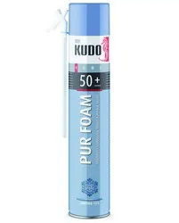 ПЕНА МОНТАЖНАЯ "KUDO НОМЕ 50+" 1000 МЛ/800 Г ЗИМНЯЯ (ARKTIKA) (1/12)