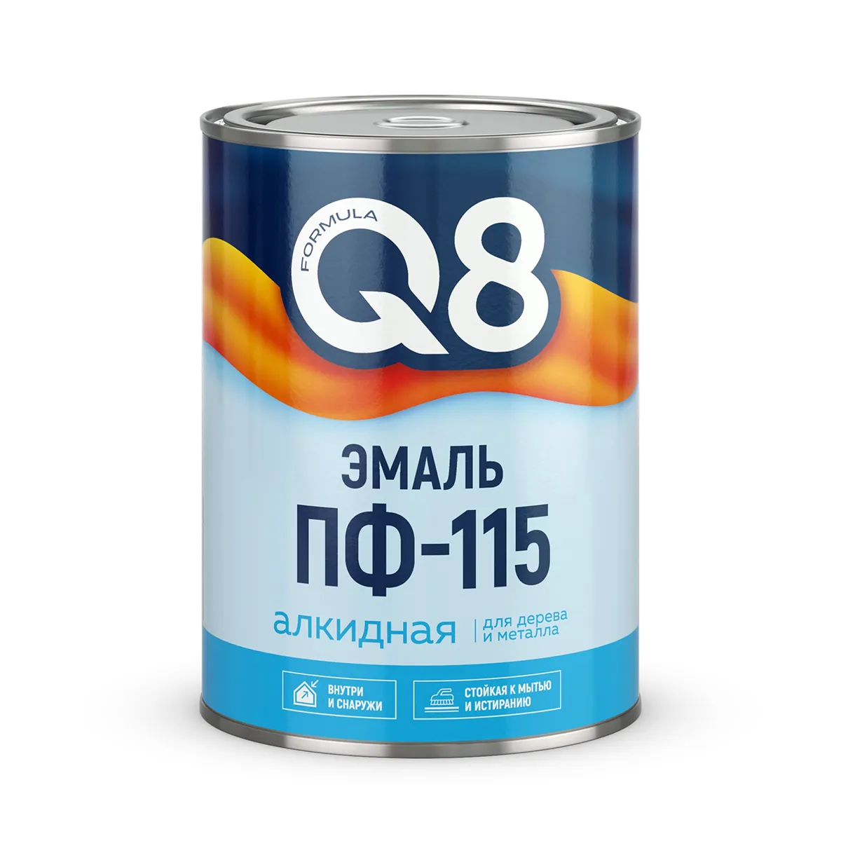 ЭМАЛЬ ПФ-115 "FORMULA Q8" КОРИЧНЕВАЯ  0,8 КГ (1/14)