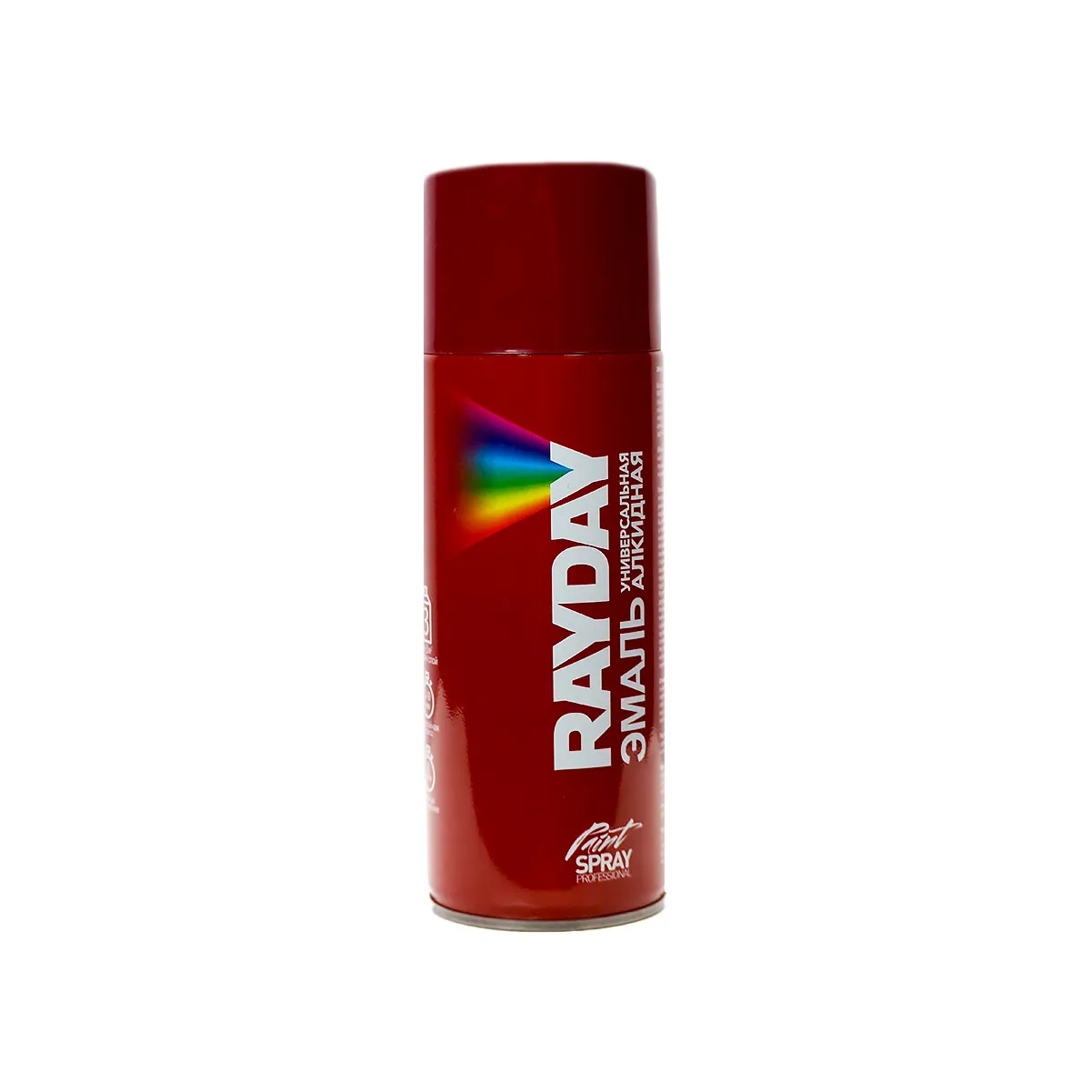 КРАСКА АЭРОЗОЛЬ АЛКИДНАЯ RAL 3011 ВИШНЕВАЯ 520 МЛ (1/12) "RAYDAY" RD-035