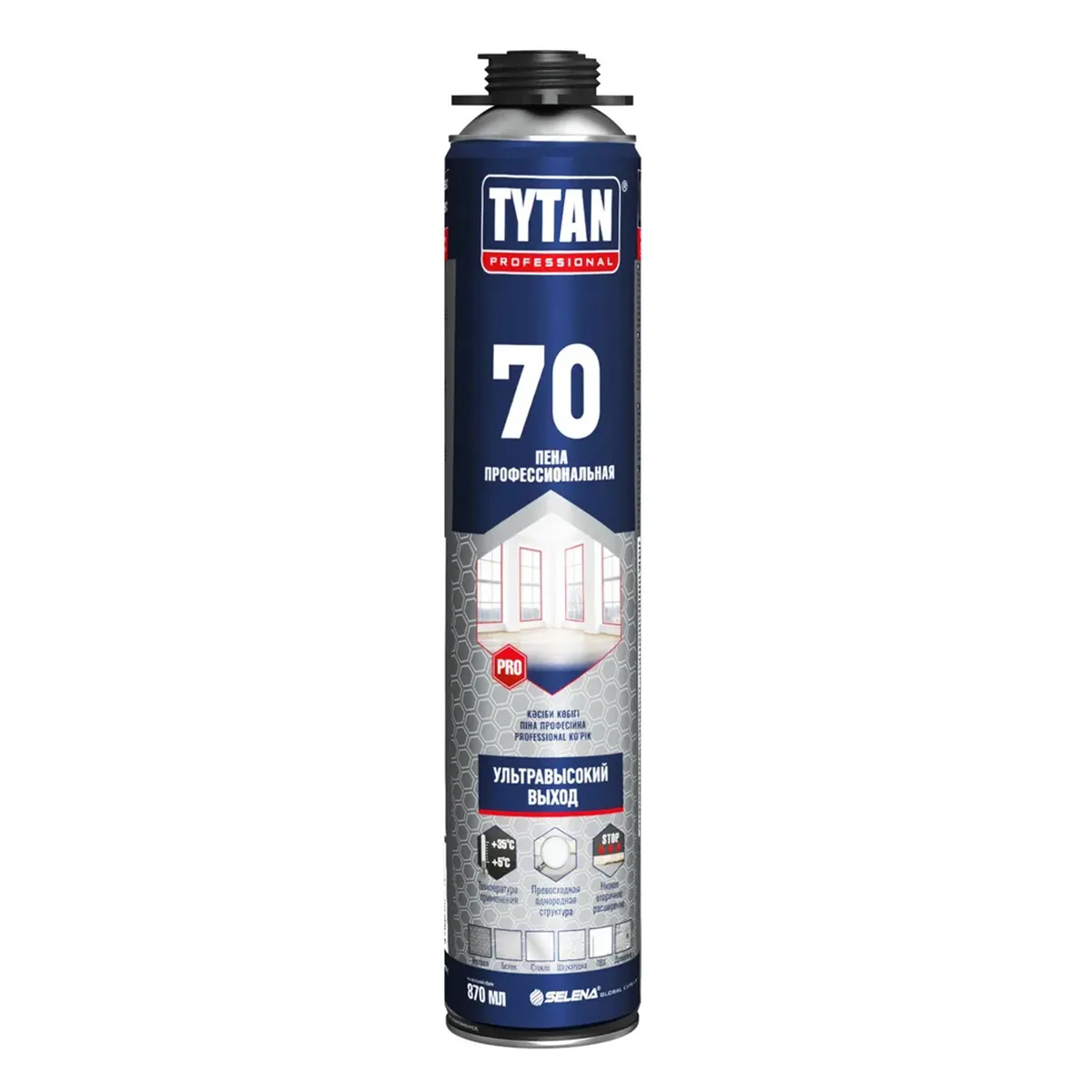 ПЕНА МОНТАЖНАЯ "TYTAN PROFESSIONAL 70" ПРОФИ 870 МЛ (12/840) 62992