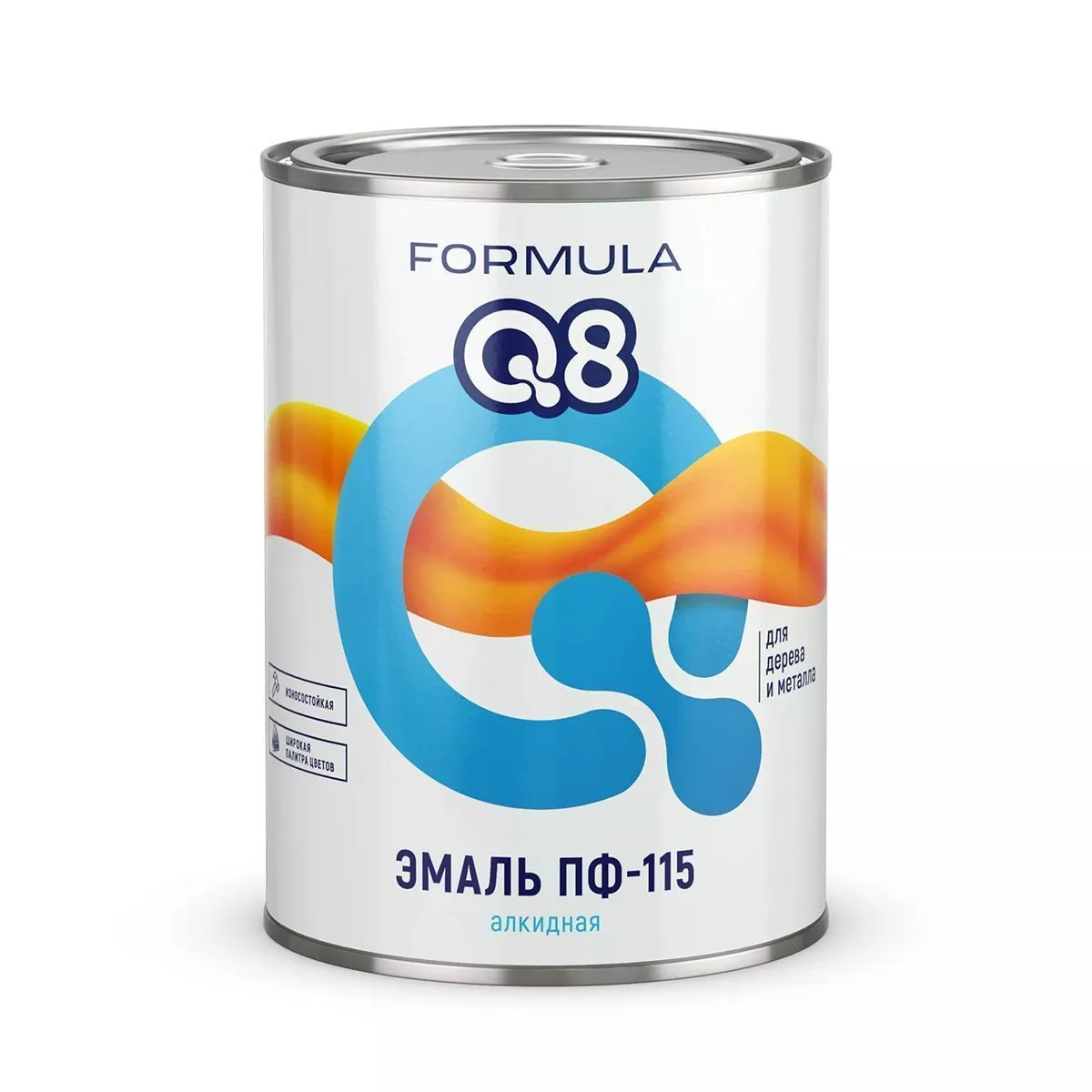ЭМАЛЬ ПФ-115 "FORMULA Q8" КРАСНО-КОРИЧНЕВАЯ  0,9 КГ (1/14)