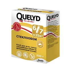 КЛЕЙ "QUELYD" ДЛЯ СТЕКЛООБОЕВ 500 Г (30)