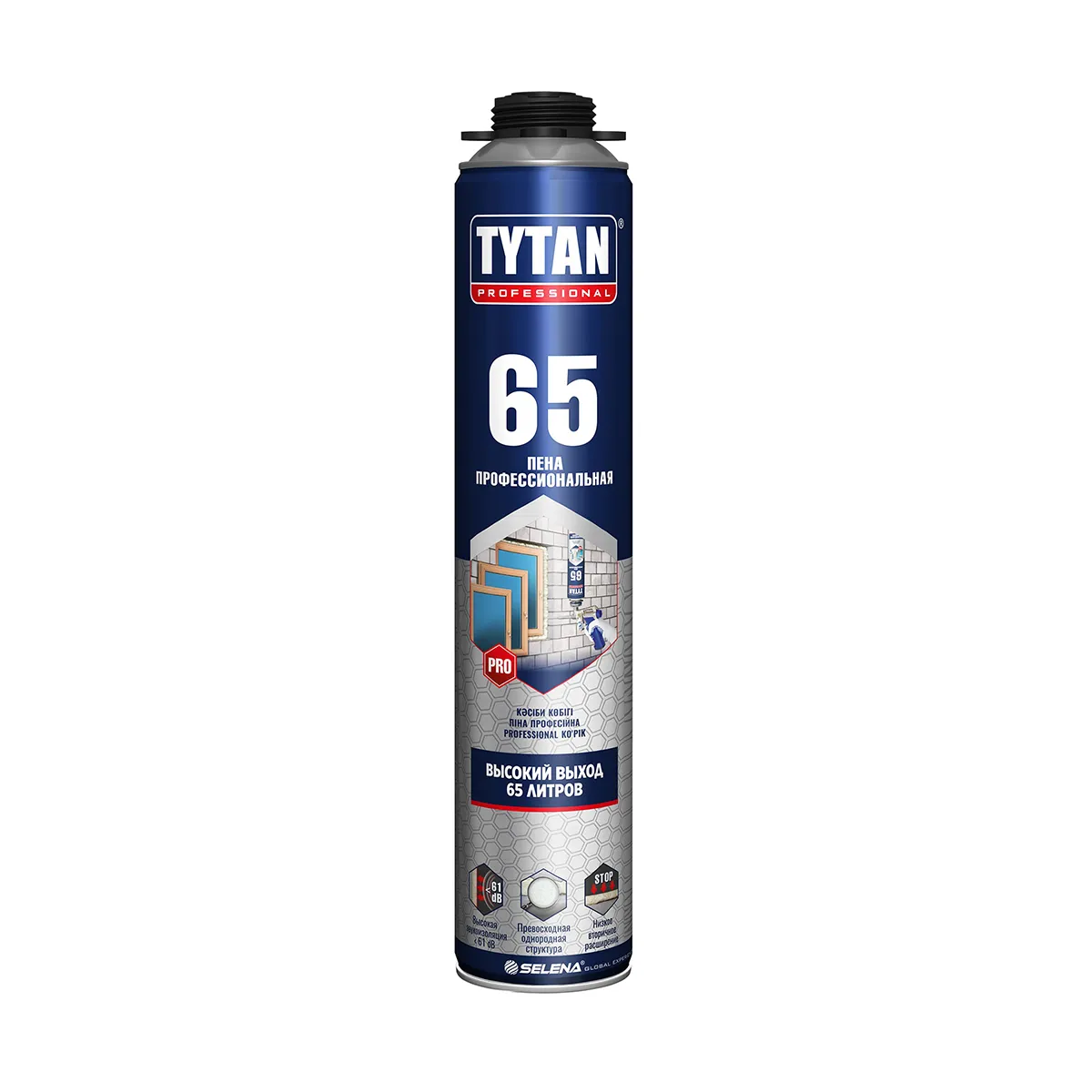 ПЕНА МОНТАЖНАЯ "TYTAN PROFESSIONAL 65" ПРОФИ 750 МЛ (12/672)