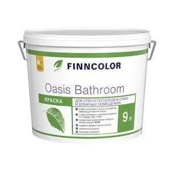 КРАСКА "OASIS BATHROOM"  9 Л (1) ДЛЯ ВЛАЖН. ПОМЕЩЕНИЙ "FINNCOLOR"
