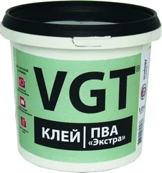 КЛЕЙ ПВА "ЭКСТРА" 1 КГ (6) "ВГТ"