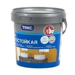 КРАСКА В/Д "ПРОФИ" ДЛЯ СТЕН И ПОТОЛКОВ ВЛАГОСТОЙКАЯ БАЗА А  0,9 Л (1/18) ТЕКС