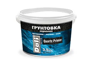 ГРУНТОВКА "DALI-DECOR" АДГЕЗИОННАЯ "QUARTZ PRIMER" 12 КГ (1) "РОГНЕДА"