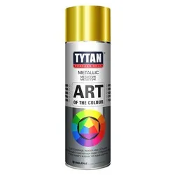 КРАСКА АЭРОЗОЛЬ "TYTAN PROFESSIONAL" ART ЗОЛОТО МЕТАЛЛИК 400 МЛ (12)