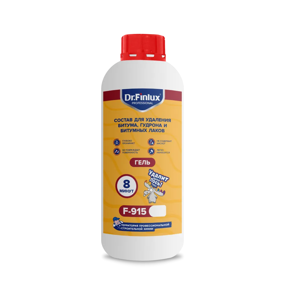 Состав для удаления битума, гудрона и битумных лаков. Dr.Finlux F-915. (1 кг.)