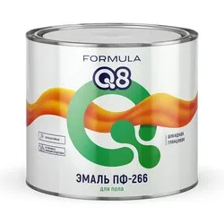 ЭМАЛЬ ПФ-266 "FORMULA Q8" ЗОЛОТИСТО-КОРИЧНЕВАЯ  1,9 КГ (1/6)