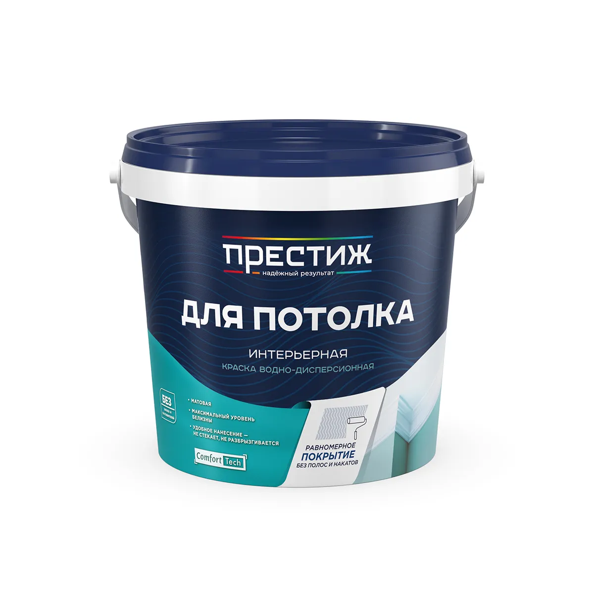КРАСКА В/Д  ДЛЯ ПОТОЛКОВ "ПРЕСТИЖ"  1,4 КГ (1/8)