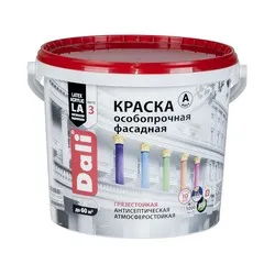 КРАСКА "DALI" ФАСАДНАЯ ОСОБОПРОЧНАЯ БАЗА А  5 Л (1) "РОГНЕДА"