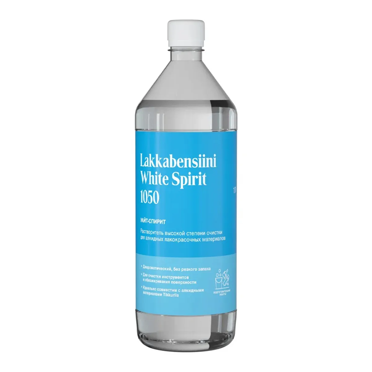 РАСТВОРИТЕЛЬ  1050  LAKKABENSIINI WHITE SPIRIT 1 Л (12) "ТИККУРИЛА"