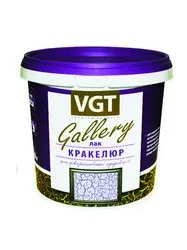 ЛАК ДЛЯ ДЕКОР. ПОКРЫТИЙ "КРАКЕЛЮР" 0,9 КГ (6) "VGT GALLERY"