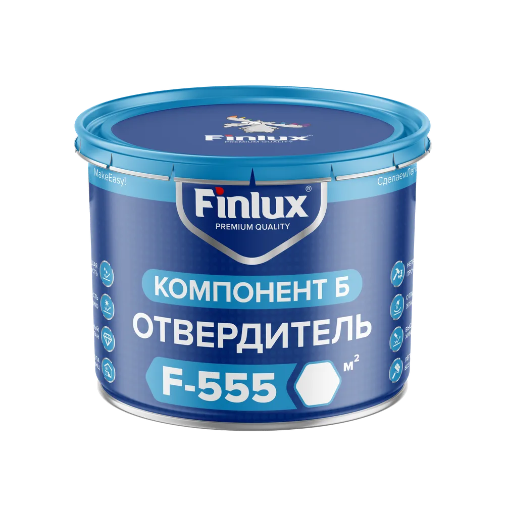 Finlux F-555 CorrozoStop Специальная сверхпрочная полиуретановая антикоррозионная эмаль.
