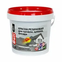 КРАСКА РЕЗИНОВАЯ "DALI" БАЗА A  1,3 КГ (1/6) "РОГНЕДА"