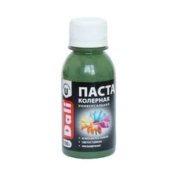 ПАСТА КОЛЕР. УНИВЕРС. "DALI" ОЛИВКОВАЯ 0,1 КГ (8/48) "РОГНЕДА"