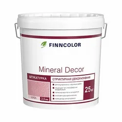 ШТУКАТУРКА "MINERAL DECOR"  KTA  "КОРОЕД" 2 ММ  25 КГ (1) "FINNCOLOR"
