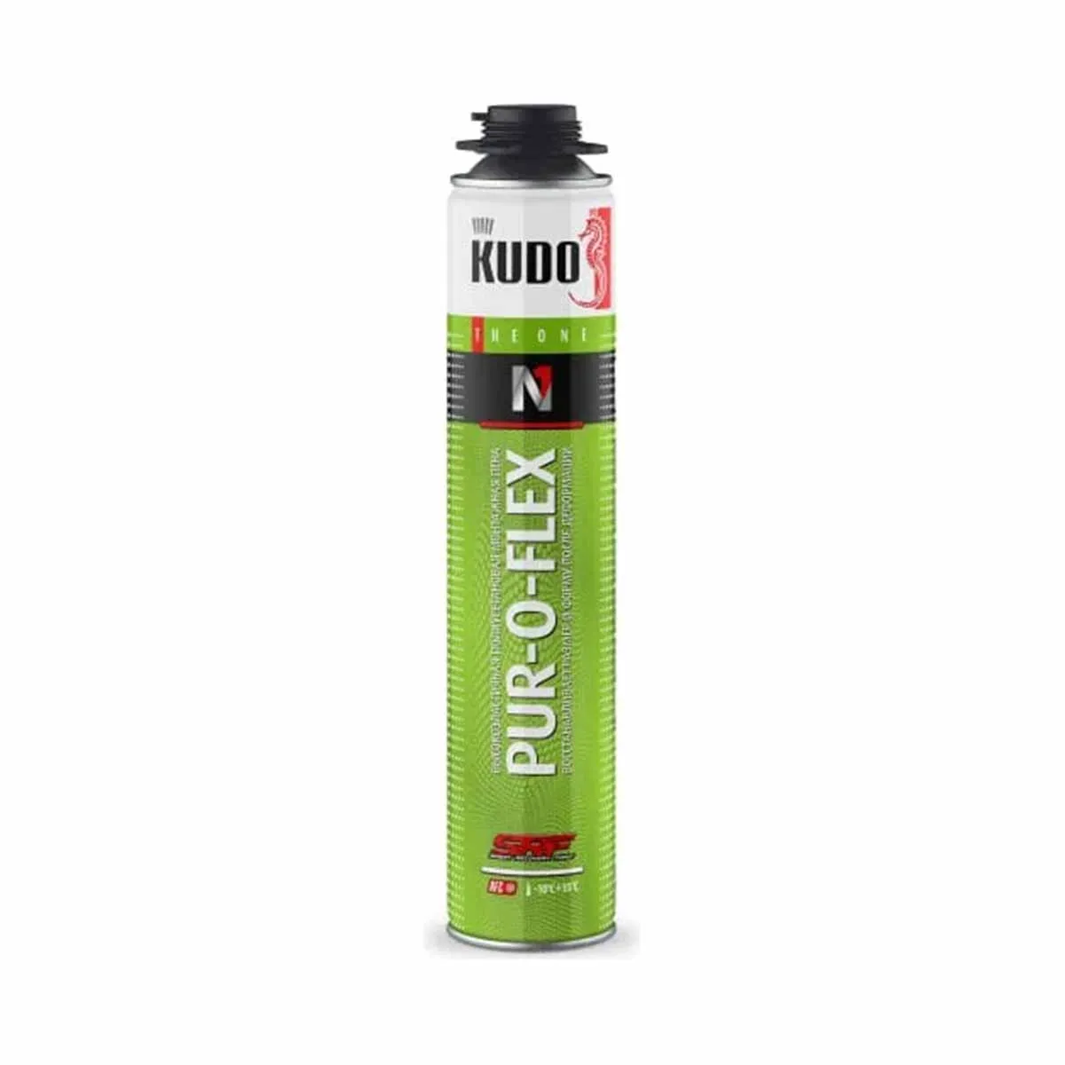 ПЕНА МОНТАЖНАЯ "KUDO PROFF PUR-O-FLEX" ПРОФИ 1000 МЛ (1/12)