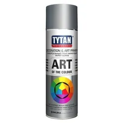 ГРУНТ АЭРОЗОЛЬ "TYTAN PROFESSIONAL" ART ПРАЙМЕР СЕРЫЙ 400 МЛ (12)  RAL 7031