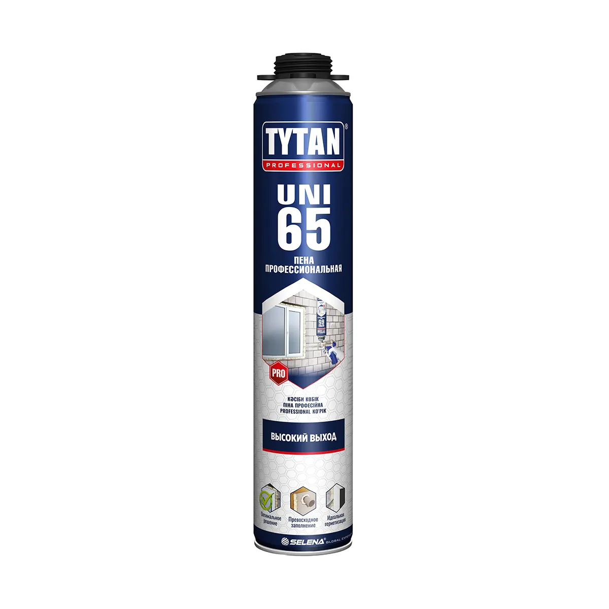 ПЕНА МОНТАЖНАЯ "TYTAN PROFESSIONAL 65 UNI" ПРОФИ 750 МЛ (12/672)